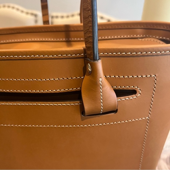 NWT Dooney & Bourke Nana All Leather Tote - Brown - Picture 10 of 13